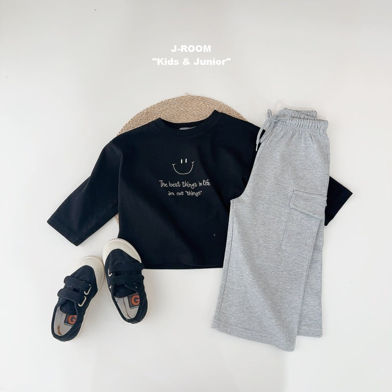 J-Room - Korean Children Fashion - #toddlerclothing - Things Embroidery Tee - 6