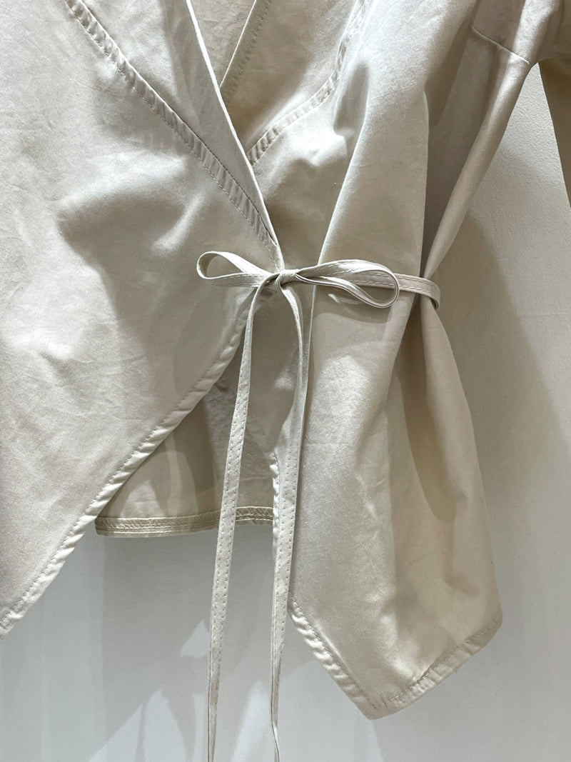 J dew - Korean Women Fashion - #vintagekidsstyle - Move Wrap Blouse - 7