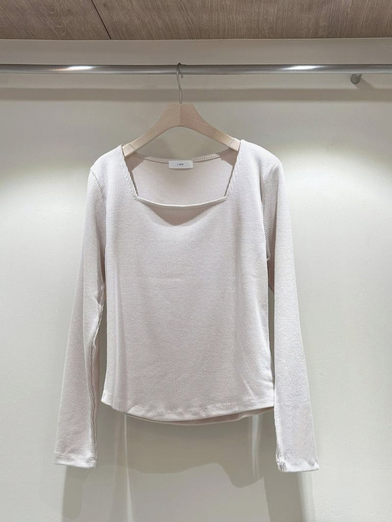 J dew - Korean Women Fashion - #womensfashion - Awl Square Tee - 2