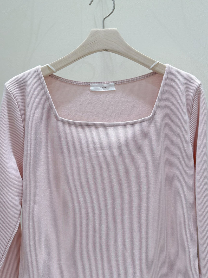 J dew - Korean Women Fashion - #womensfashion - Awl Square Tee - 6