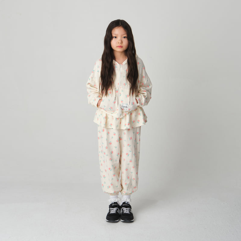 Jejeunosity - Korean Children Fashion - #childofig - Cropped Hood Zip-up Jacket - 2