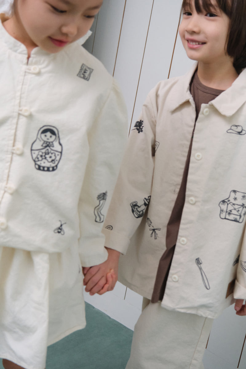 Jejeunosity - Korean Children Fashion - #childrensboutique - Crop Drawing Jacket - 9