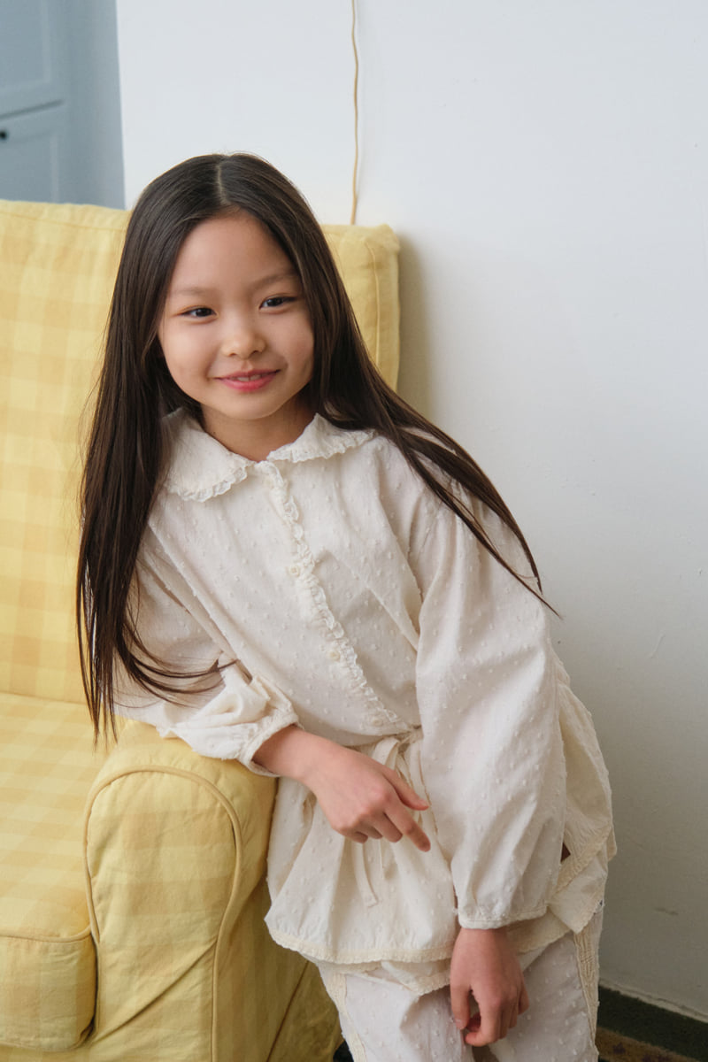 Jejeunosity - Korean Children Fashion - #designkidswear - Vanilla Blouse - 6