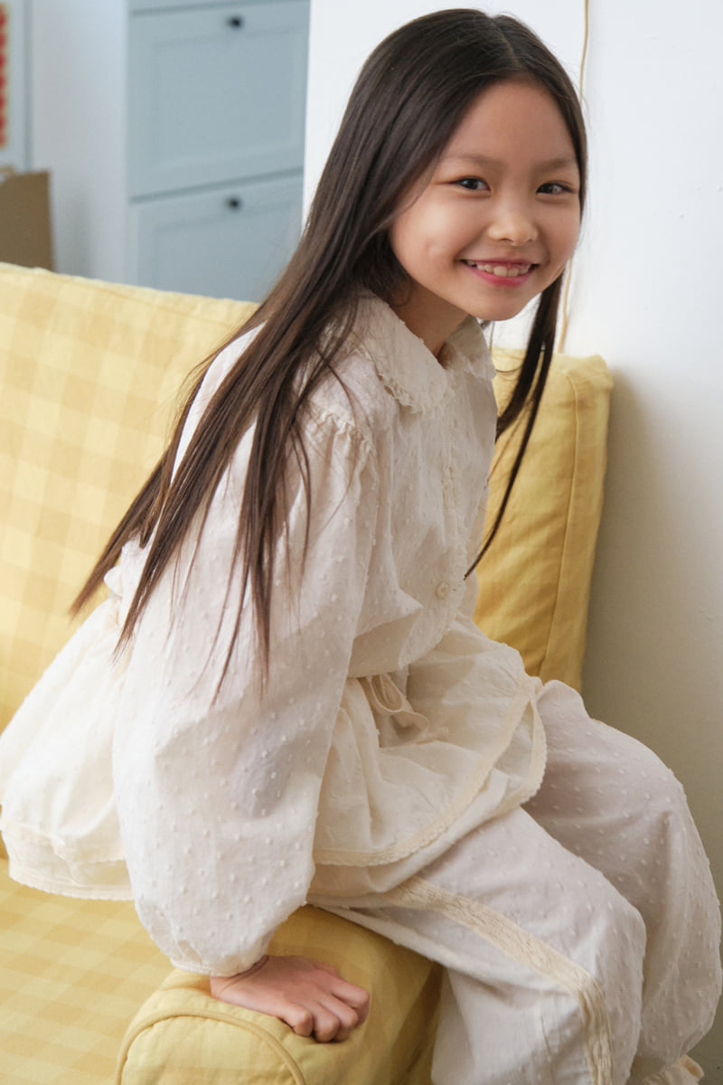 Jejeunosity - Korean Children Fashion - #discoveringself - Vanilla Blouse - 7