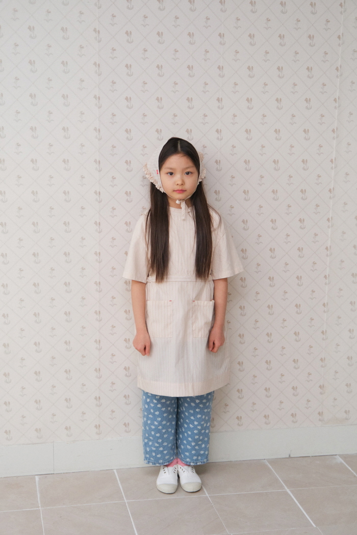 Jejeunosity - Korean Children Fashion - #fashionkids - Cherry Blossom Denim Pants - 9