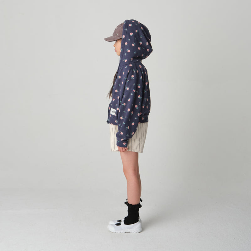 Jejeunosity - Korean Children Fashion - #kidsshorts - Cropped Hood Zip-up Jacket - 8