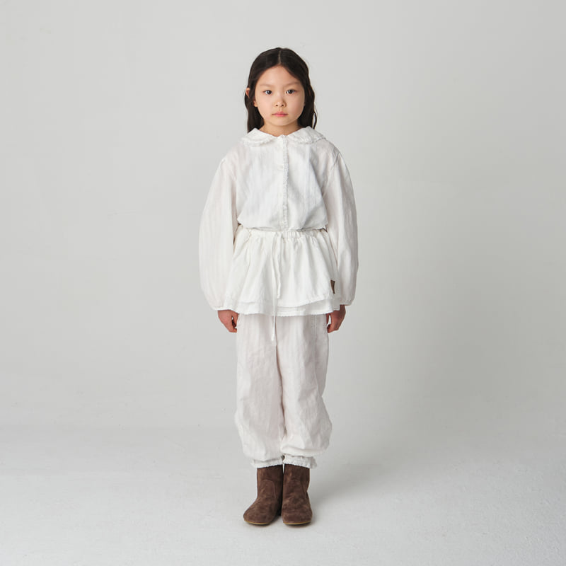 Jejeunosity - Korean Children Fashion - #kidsshorts - Vanilla Blouse - 9