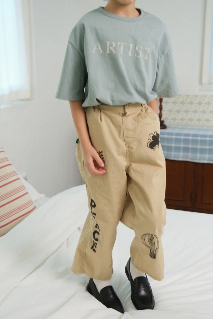 Jejeunosity - Korean Children Fashion - #kidsstore - Drawing Pants - 2