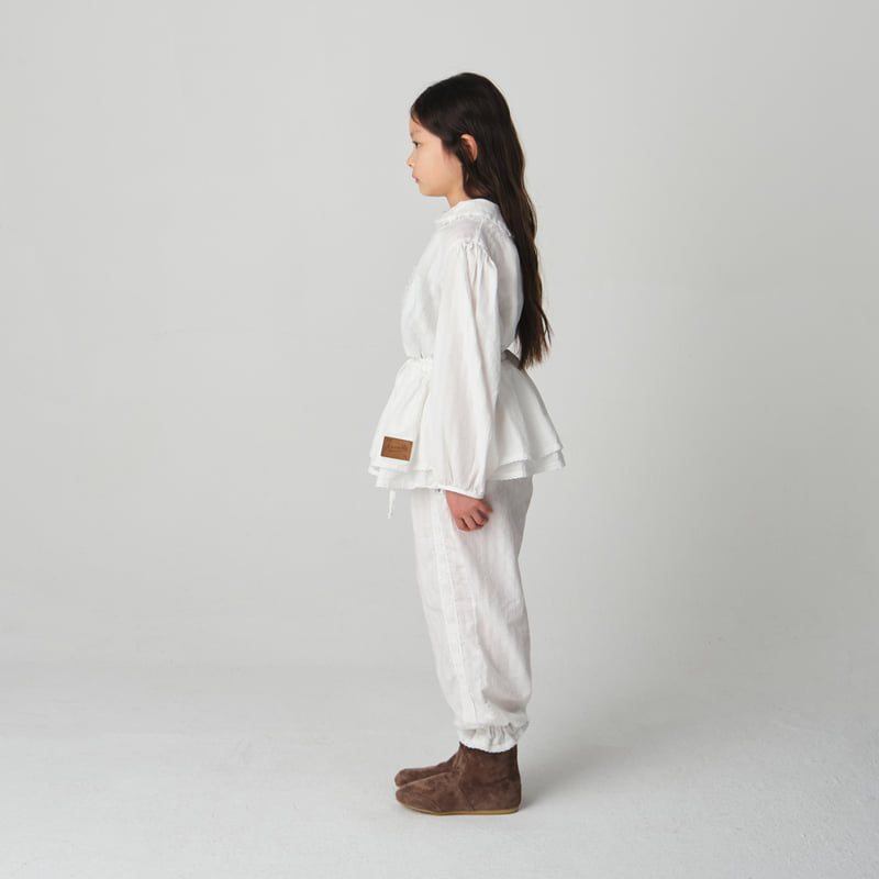 Jejeunosity - Korean Children Fashion - #kidsstore - Vanilla Blouse - 10