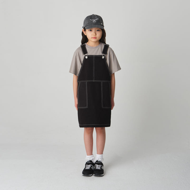 Jejeunosity - Korean Children Fashion - #littlefashionista - Berry Overall Skirt - 2