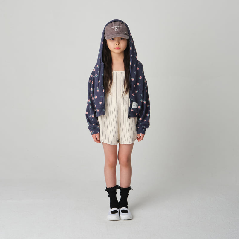 Jejeunosity - Korean Children Fashion - #prettylittlegirls - Cropped Hood Zip-up Jacket