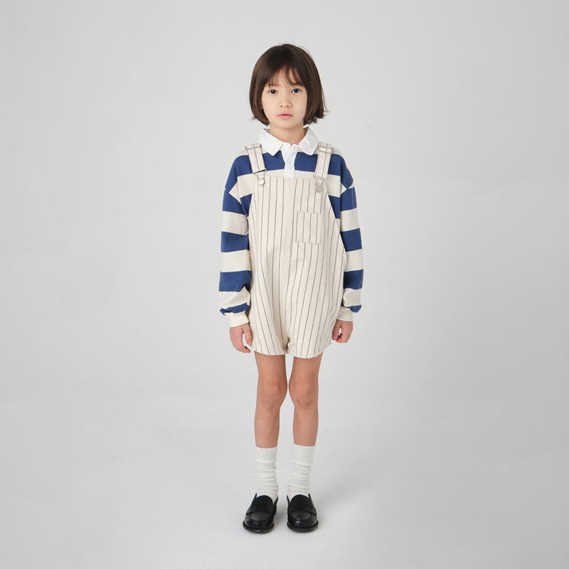 Jejeunosity - Korean Children Fashion - #toddlerclothing - Cotton Berry Short Overalls - 2