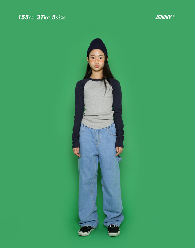 Jenny Basic - Korean Children Fashion - #prettylittlegirls - Romy Rib Raglan Tee - 4