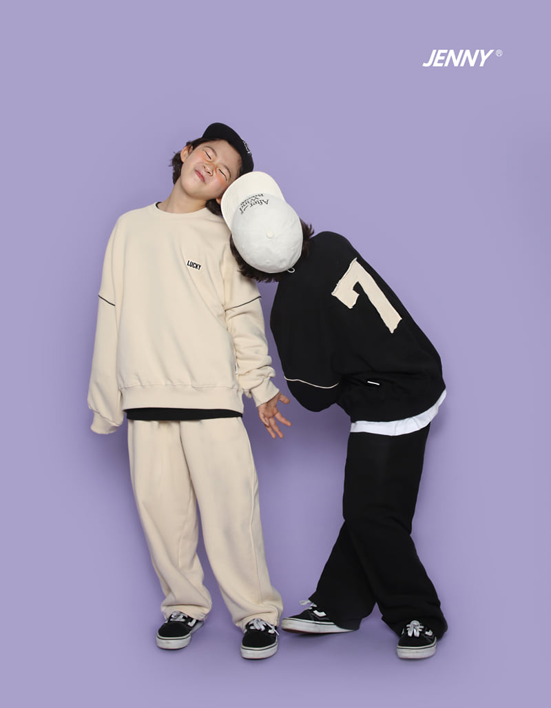 Jenny Basic - Korean Children Fashion - #childofig - Lucky Sweatshirts 4-7 - 8