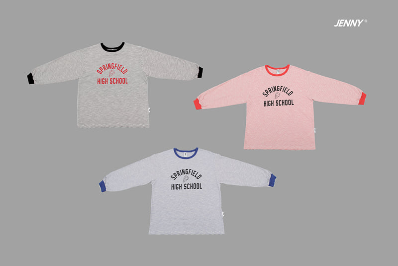 Jenny Basic - Korean Children Fashion - #childrensboutique - School Stripe Tee