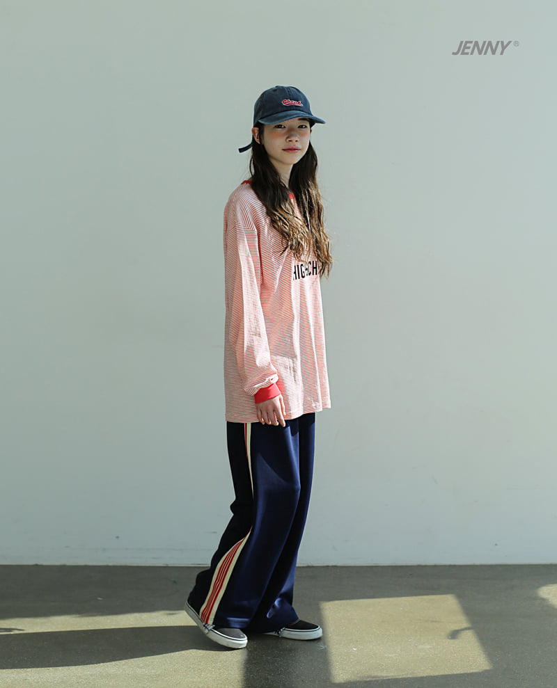 Jenny Basic - Korean Children Fashion - #kidsshorts - School Stripe Tee - 5