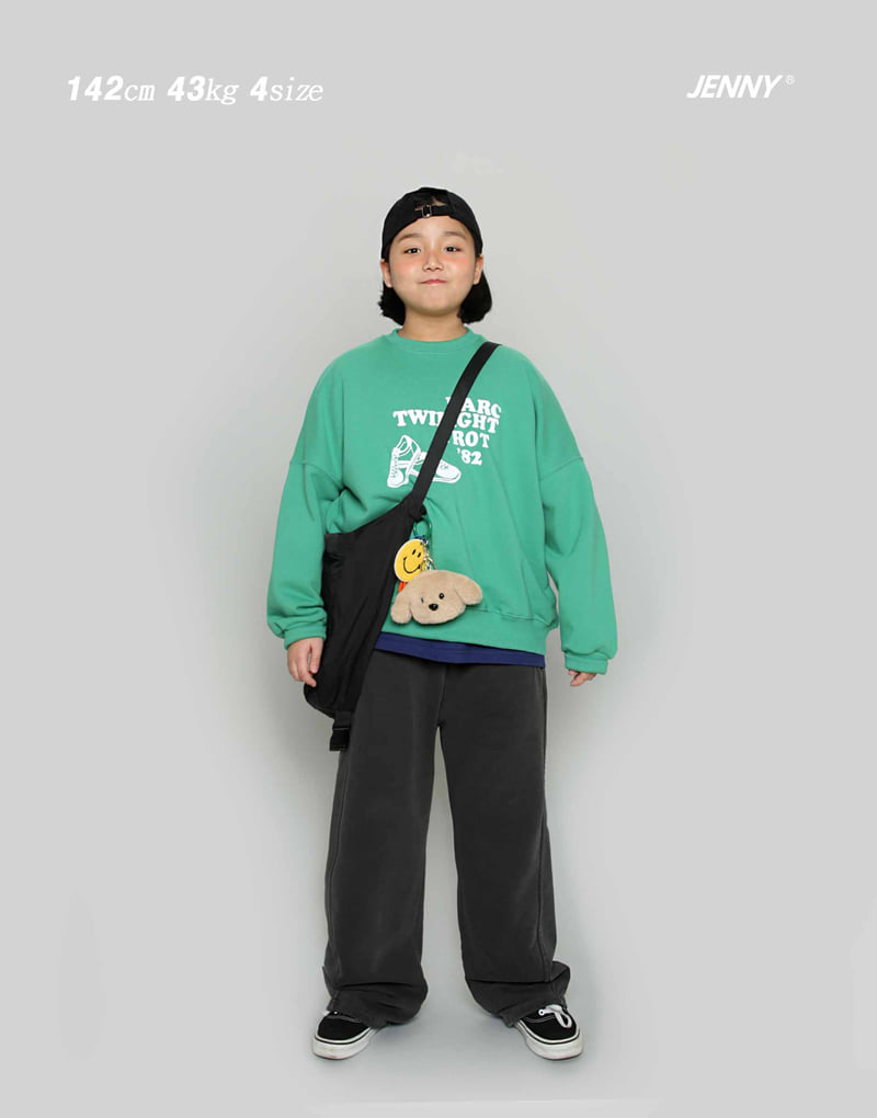 Jenny Basic - Korean Children Fashion - #littlefashionista - Trot Collar Sweatshirts - 2