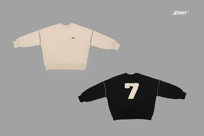Jenny Basic - Korean Children Fashion - #littlefashionista - Lucky Sweatshirts 4-7