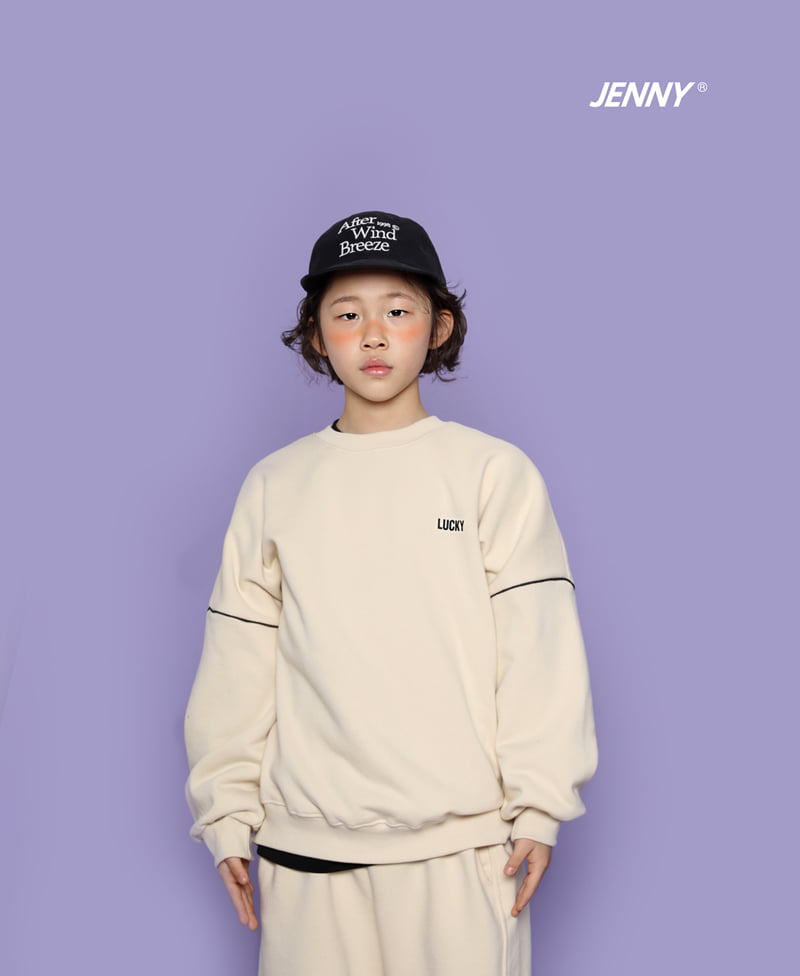 Jenny Basic - Korean Children Fashion - #magicofchildhood - Lucky Sweatshirts 4-7 - 2