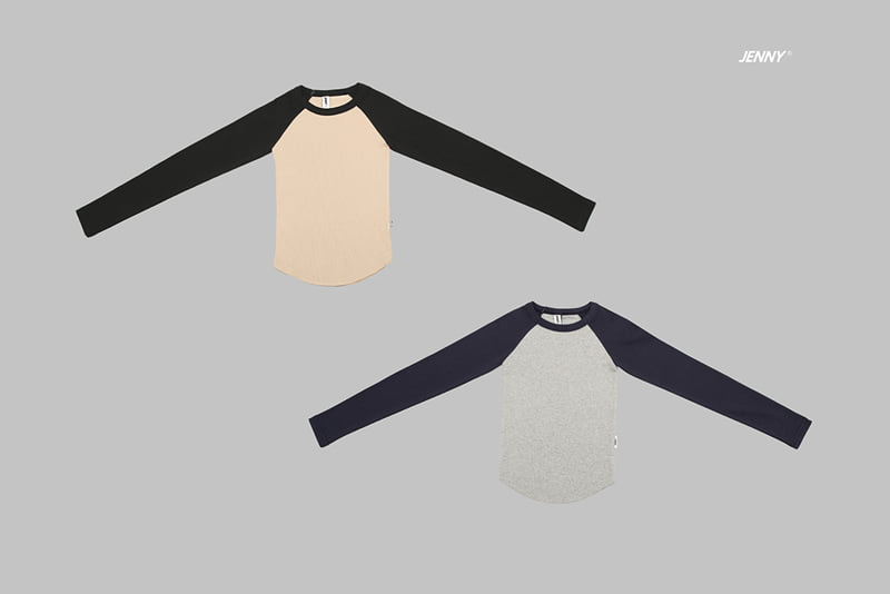 Jenny Basic - Korean Children Fashion - #minifashionista - Romy Rib Raglan Tee Small