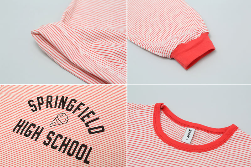 Jenny Basic - Korean Children Fashion - #minifashionista - School Stripe Tee - 11