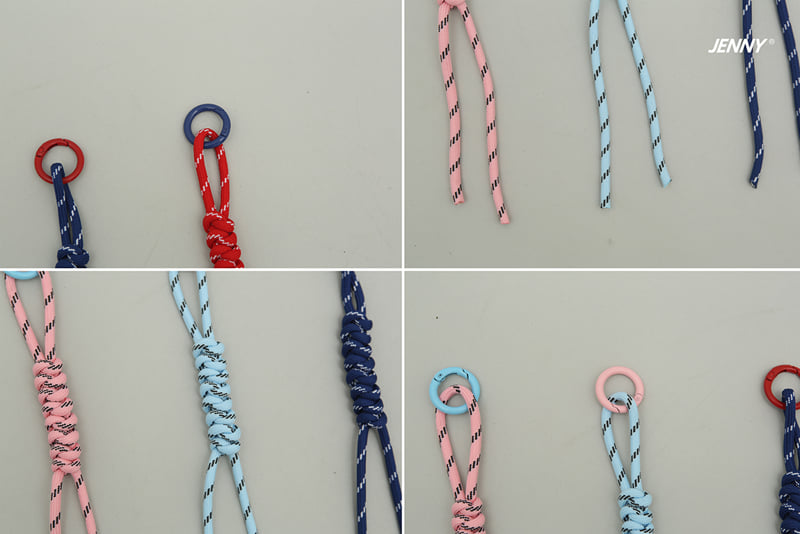 Jenny Basic - Korean Children Fashion - #prettylittlegirls - Twist Rope Keyring - 12