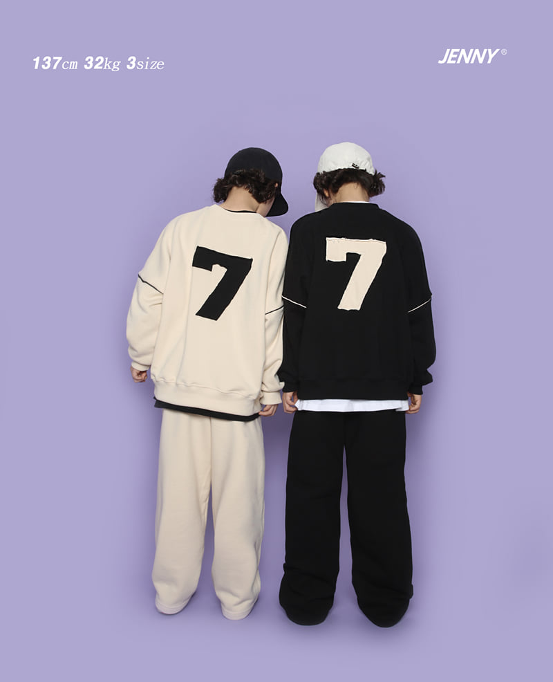 Jenny Basic - Korean Children Fashion - #todddlerfashion - Lucky Sweatshirts 4-7 - 5