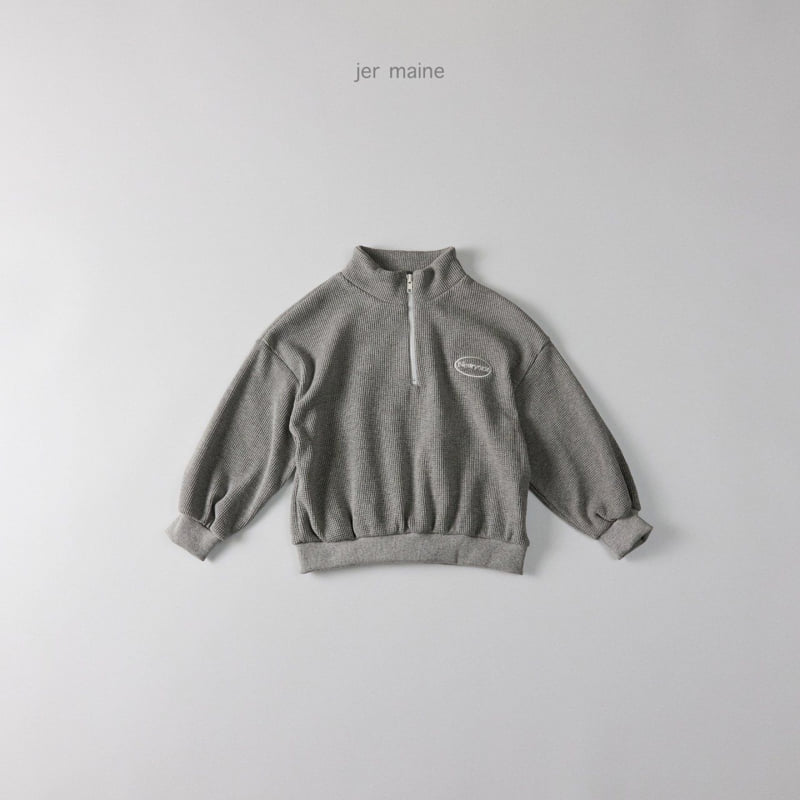 Jermaine - Korean Children Fashion - #childofig - New York Waffle Zip-up Jacket - 7