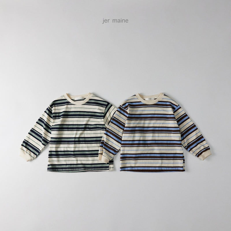 Jermaine - Korean Children Fashion - #childofig - CT Multi Stripe Tee