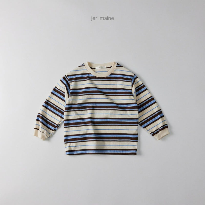 Jermaine - Korean Children Fashion - #fashionkids - CT Multi Stripe Tee - 5