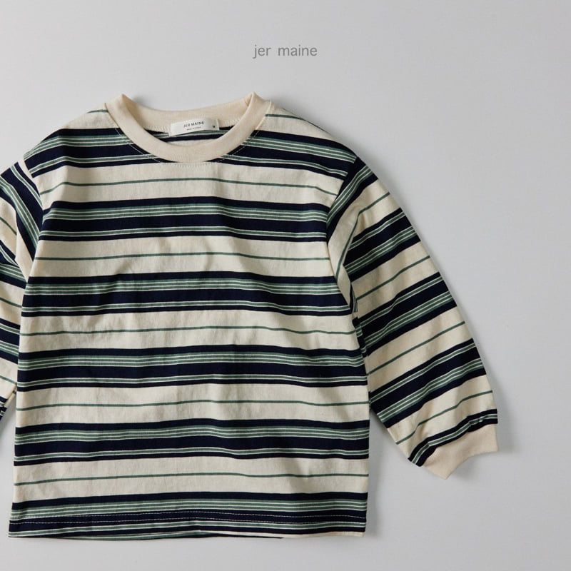 Jermaine - Korean Children Fashion - #kidsstore - CT Multi Stripe Tee - 7