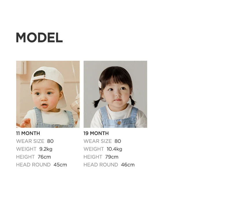 Kids Clara - Korean Baby Fashion - #babyboutique - Glow Denim Baby Overalls - 10