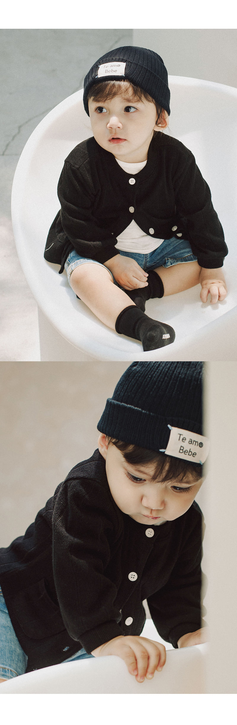 Kids Clara - Korean Baby Fashion - #babyboutique - Xeno Ribbed Baby Beanie - 6
