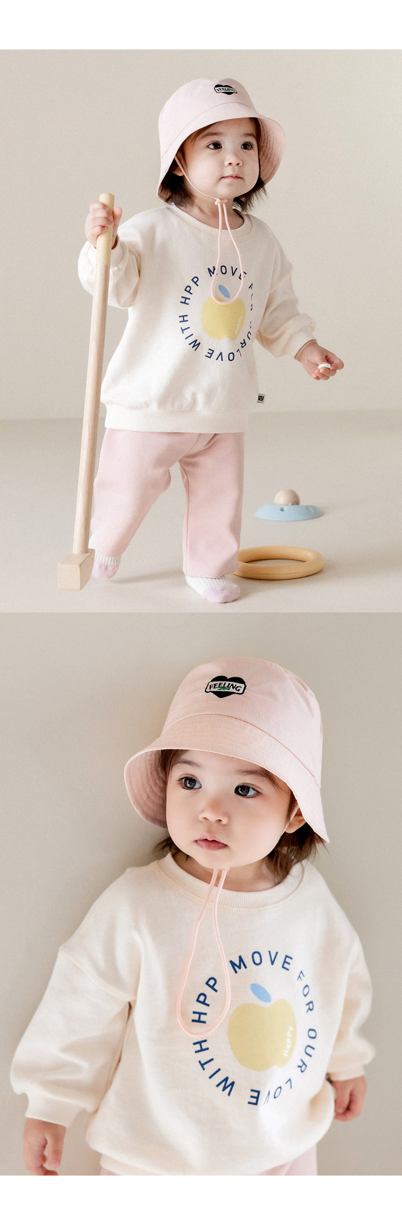 Kids Clara - Korean Baby Fashion - #babyboutique - Genoa Anorak Baby Bucket Hat - 3