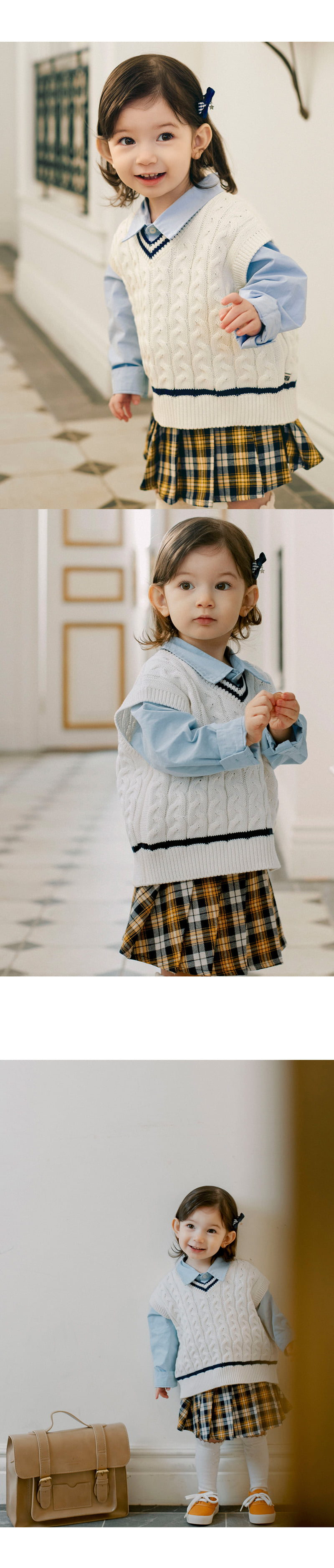 Kids Clara - Korean Baby Fashion - #babyboutique - Erin Baby Pleated Skirt - 4