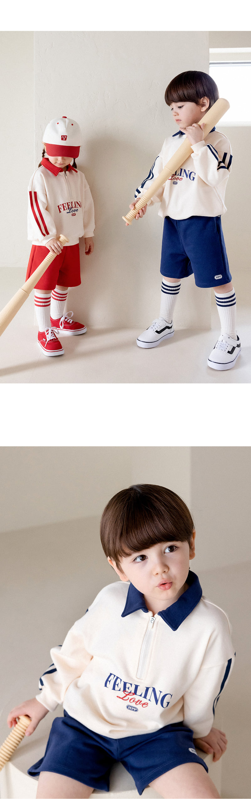 Kids Clara - Korean Baby Fashion - #babyboutiqueclothing - Regan Three-piece Set-up_navy - 7