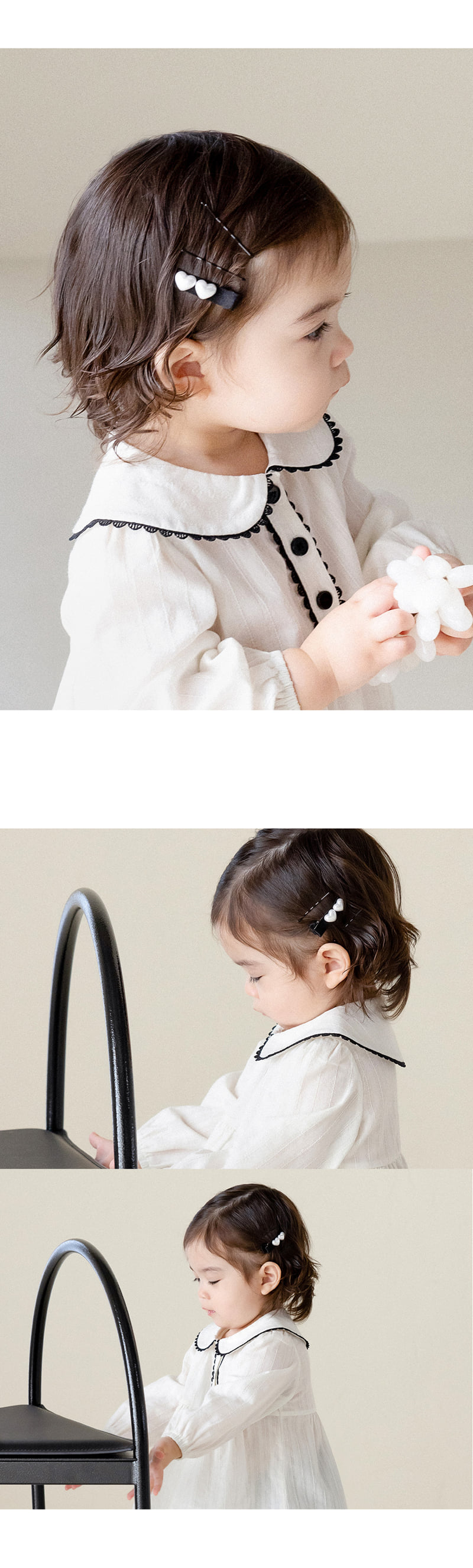 Kids Clara - Korean Baby Fashion - #babyboutiqueclothing - Riya Baby Hair Pin Set (set of 5) - 2