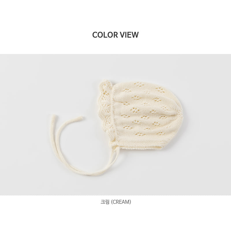Kids Clara - Korean Baby Fashion - #babyclothing - Rib Knit Baby Bonnet - 8