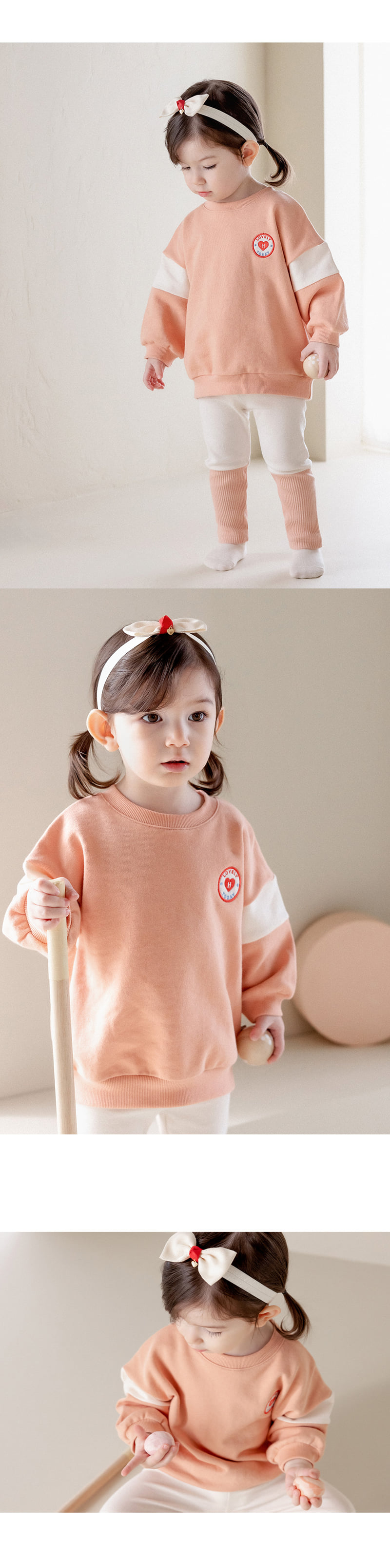 Kids Clara - Korean Baby Fashion - #babyclothing - Milo Baby Leggings Set-up - 2