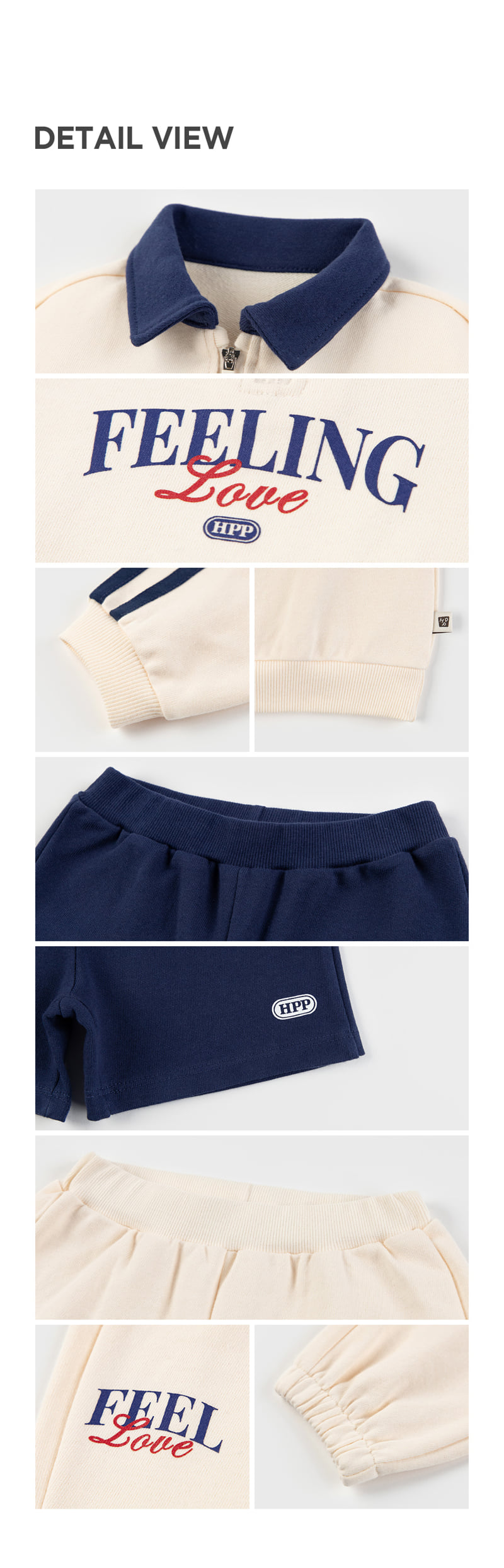 Kids Clara - Korean Baby Fashion - #babyclothing - Regan Three-piece Set-up_navy - 8
