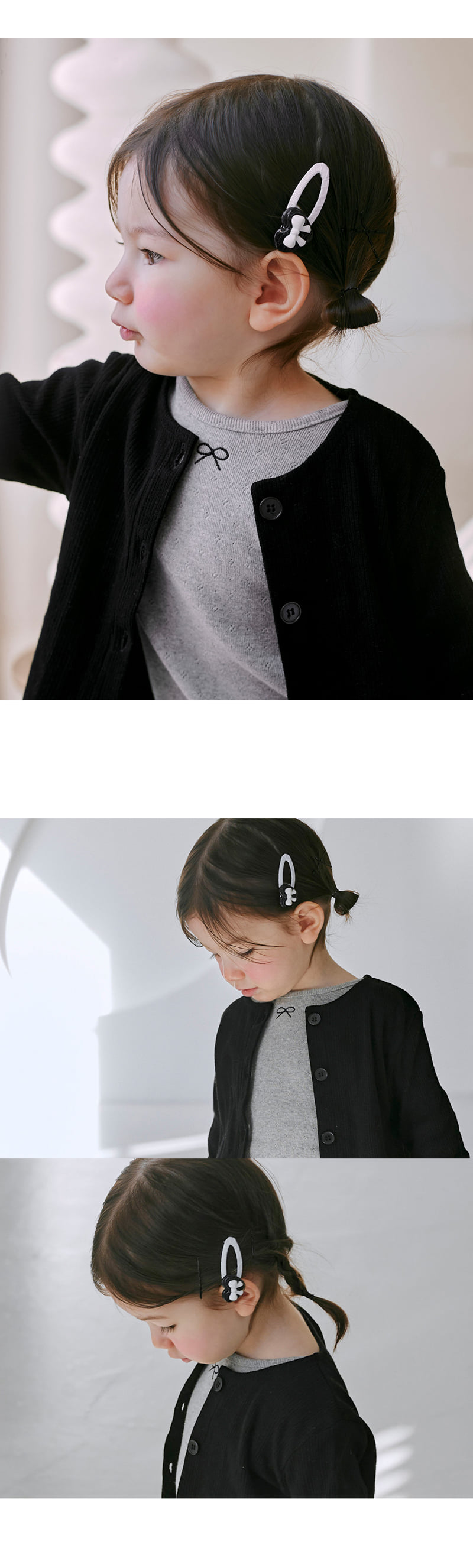 Kids Clara - Korean Baby Fashion - #babyclothing - Ponti Baby Hair Pin Set (set of 5) - 2