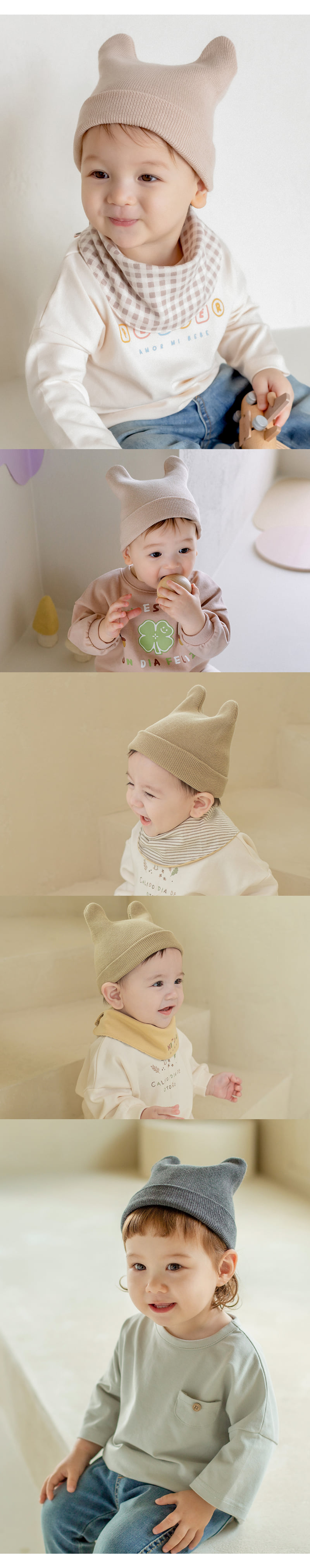 Kids Clara - Korean Baby Fashion - #babyfashion - Bebe Devil Beanie-R - 9