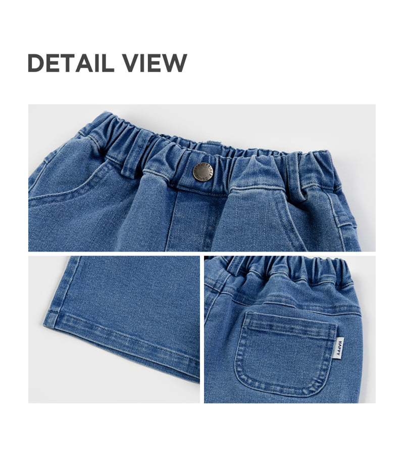 Kids Clara - Korean Baby Fashion - #babyfever - Dorian Denim Bermuda Baby Pants - 5