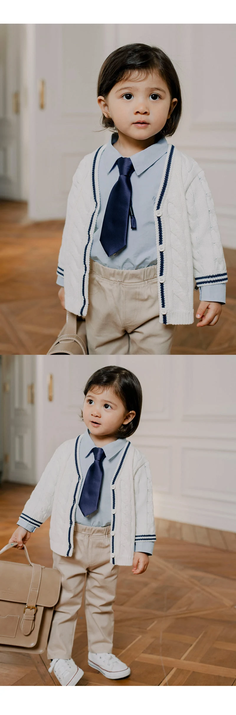 Kids Clara - Korean Baby Fashion - #babyfever - George Knitted Baby Cardigan - 2