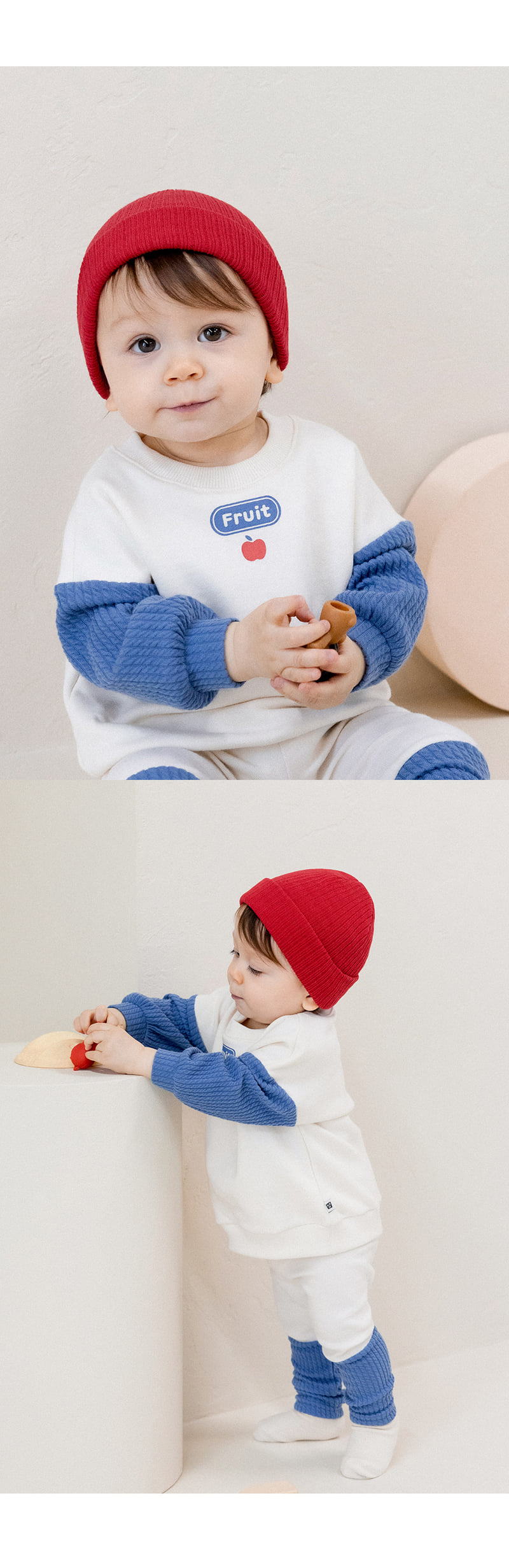 Kids Clara - Korean Baby Fashion - #babyfever - Aden Baby Leggings Set-up - 3