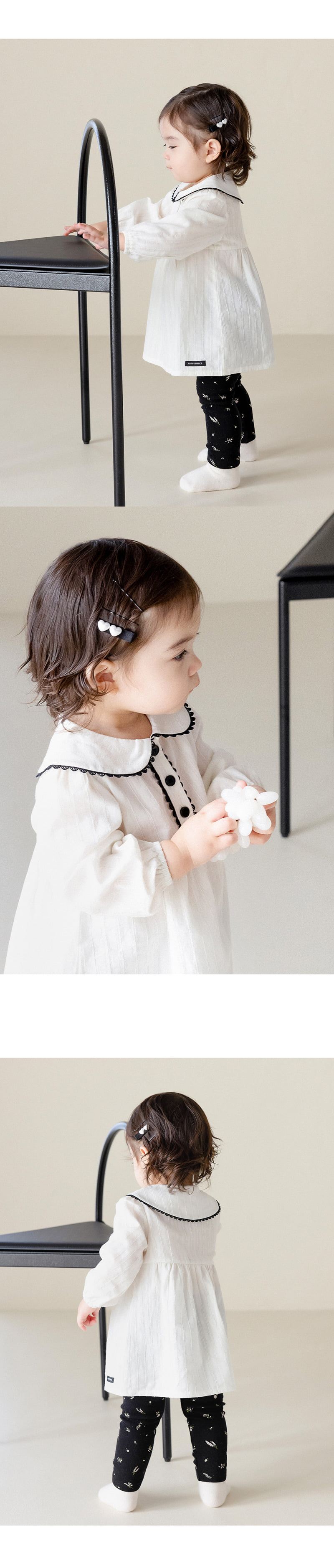 Kids Clara - Korean Baby Fashion - #babyfever - Aver Mini Baby One-piece - 3