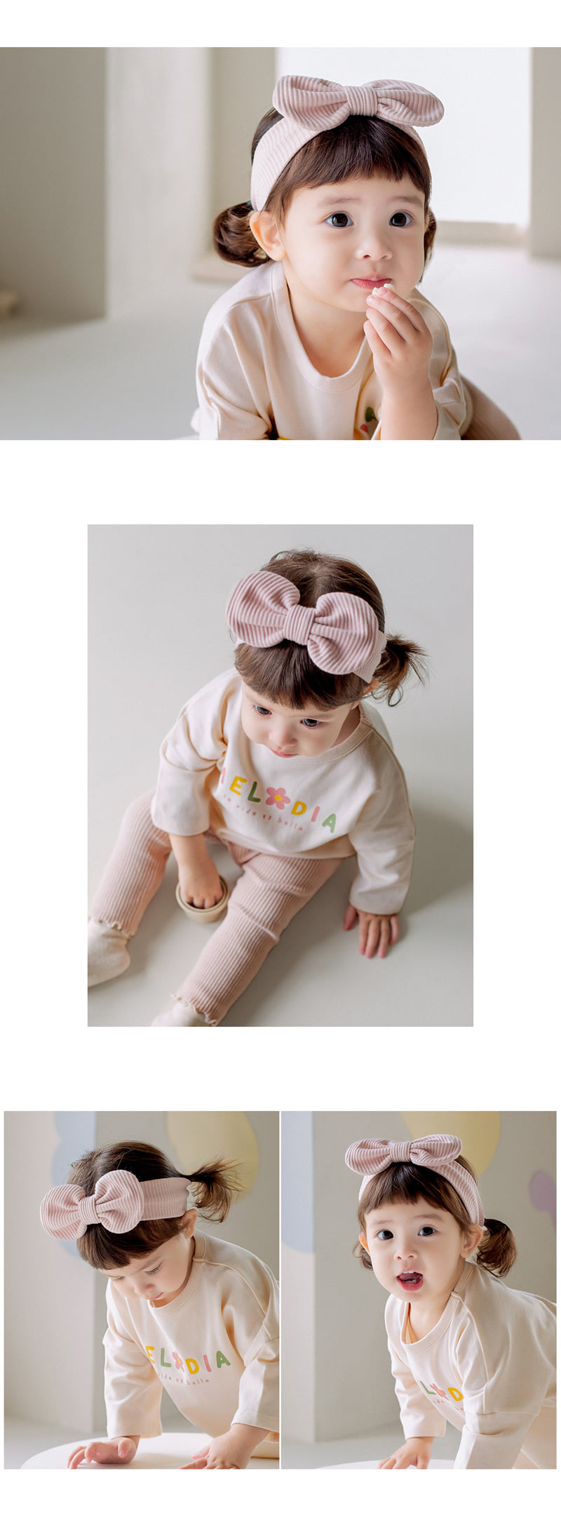 Kids Clara - Korean Baby Fashion - #babygirlfashion - Days Baby Hairband-R (set of 5) - 3