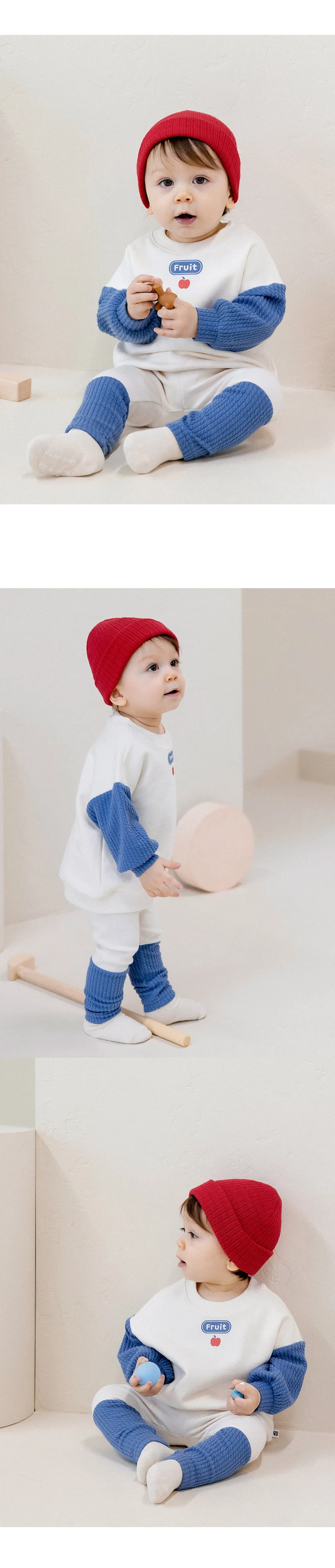 Kids Clara - Korean Baby Fashion - #babyfever - Aden Baby Leggings Set-up - 4