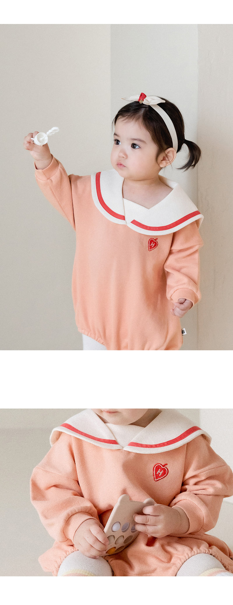 Kids Clara - Korean Baby Fashion - #babygirlfashion - Somi Bodysuit - 2