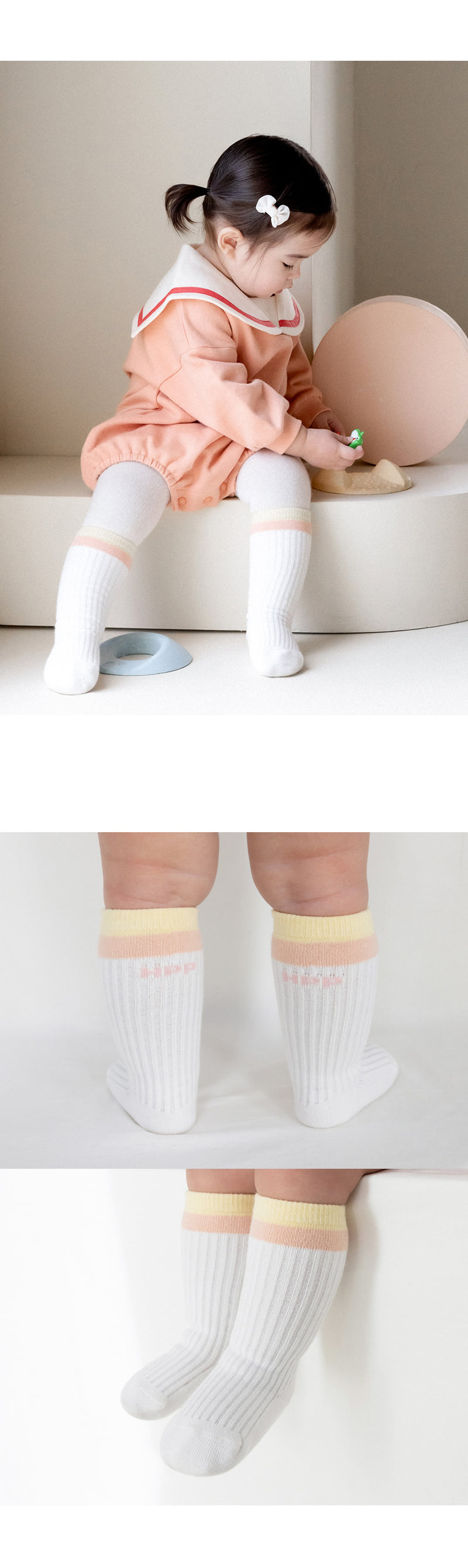 Kids Clara - Korean Baby Fashion - #babyfever - Lollipop Knee Socks (set of 5) - 4